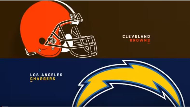 chargers at browns